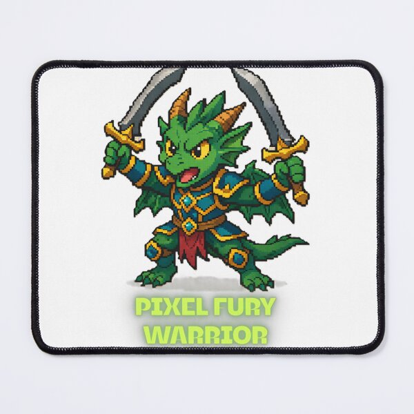 Item preview, BLADES of DRACHYR – Pixel Dracthyr Fury Warrior designed and sold by BrewGamerJ.