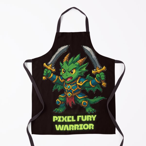Item preview, BLADES of DRACHYR – Pixel Dracthyr Fury Warrior designed and sold by BrewGamerJ.