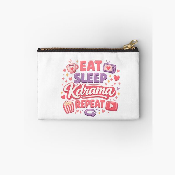 Item preview, Eat Sleep Kdrama Repeat – Cute K-Drama Lover designed and sold by Mukesh Saxena.
