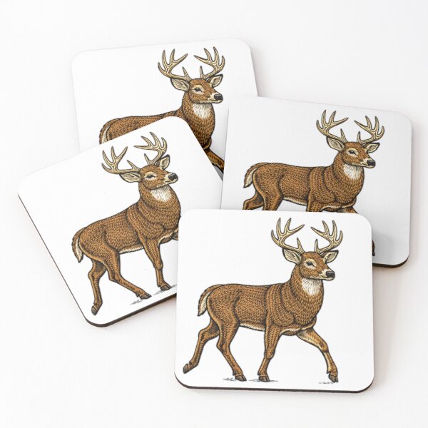 Item preview, Embroidered-Style Whitetail Deer designed and sold by TJT-GRAPHIX.