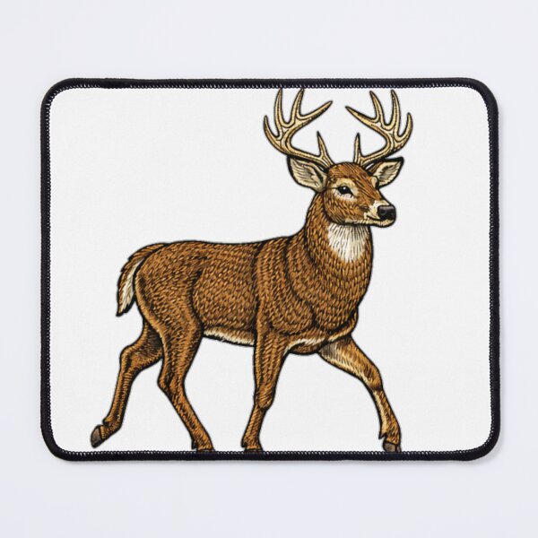 Item preview, Embroidered-Style Whitetail Deer designed and sold by TJT-GRAPHIX.