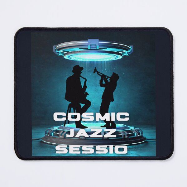 Item preview, Cosmic Jazz Session | Retro Futuristic Music Art designed and sold by Adappai.
