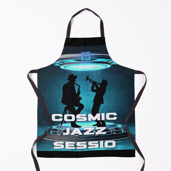 Item preview, Cosmic Jazz Session | Retro Futuristic Music Art designed and sold by Adappai.