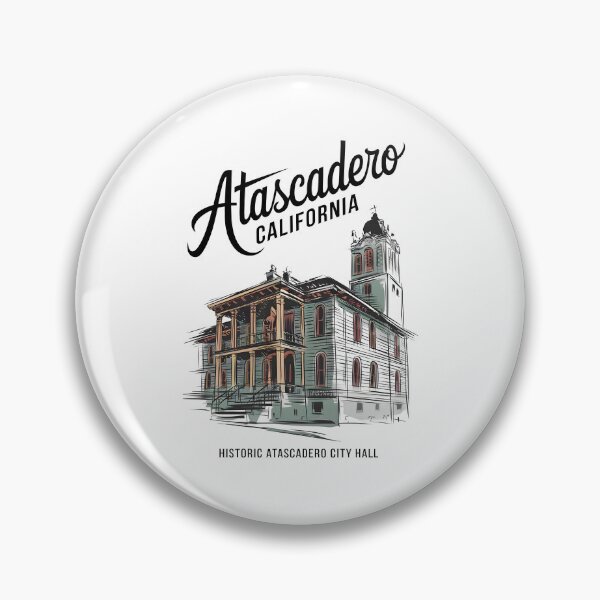 Item preview, Historic Atascadero City Hall, Atascadero California designed and sold by MoMidoStore.