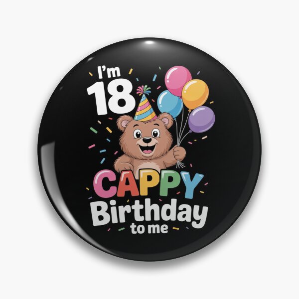 Item preview, 18th Birthday Cool Capybara Lover Cappy Birthday 18 Years designed and sold by joyouartArt.