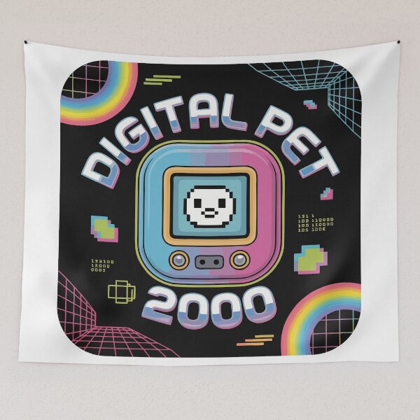 Item preview, Cyber Pet 2000: Retro Digital Evolution designed and sold by desinganddecor.