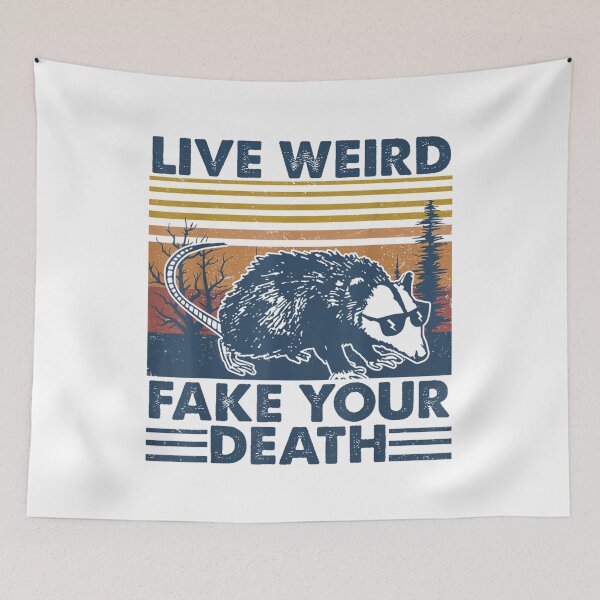 Item preview, Opossum Live Weird Fake Your Death Vintage , Opossum Gift For Mom Dad Kids designed and sold by Opossum GIFT ★★★★★.