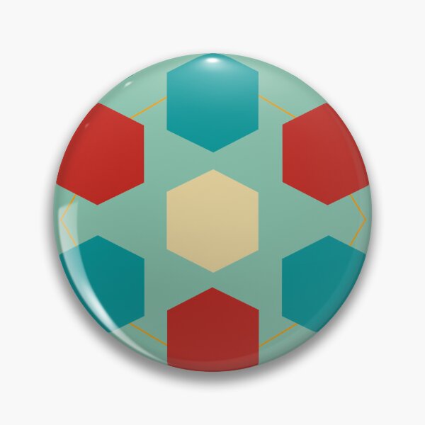 Item preview, Mid Century geometric tile design designed and sold by StefanStudioArt.