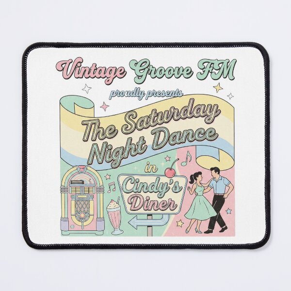 Item preview, Saturday Night Dance in Cindy's Diner designed and sold by VintageGrooveFM.