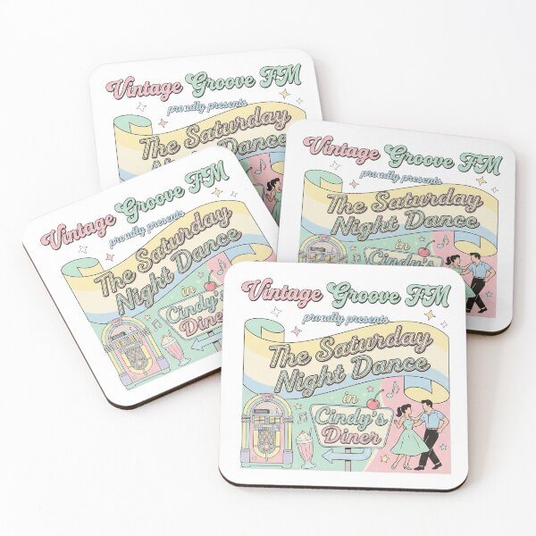 Item preview, Saturday Night Dance in Cindy's Diner designed and sold by VintageGrooveFM.