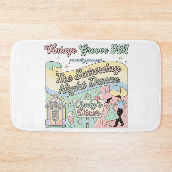 Item preview, Saturday Night Dance in Cindy's Diner designed and sold by VintageGrooveFM.