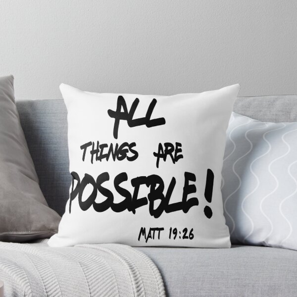 Item preview, All Things Are Possible designed and sold by Tommysteelo501.