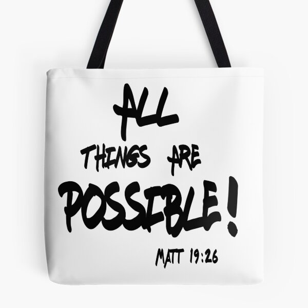 Item preview, All Things Are Possible designed and sold by Tommysteelo501.