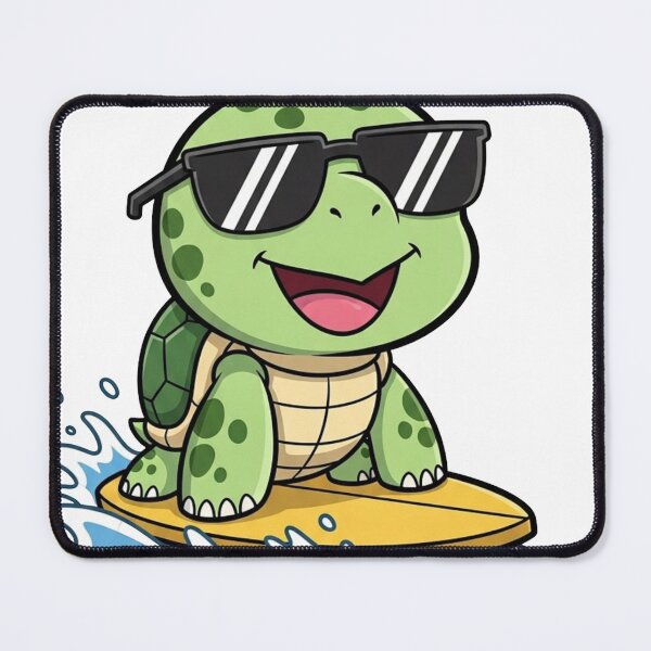 Item preview, Surfing turtle designed and sold by Losancestros.