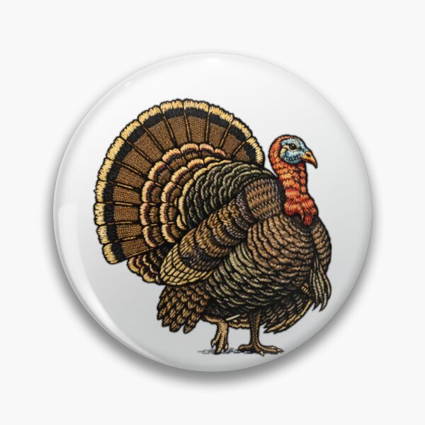 Item preview, Embroidered-Style Turkey designed and sold by TJT-GRAPHIX.