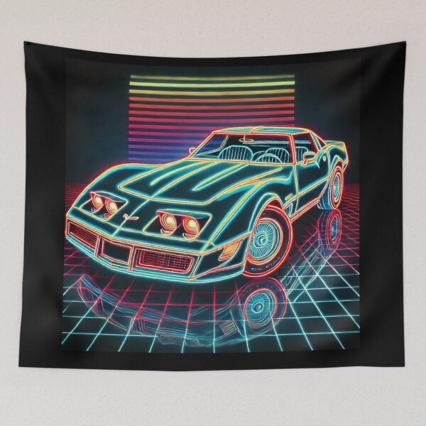 Item preview, retro concept car designed and sold by TEEJAMBOREE.