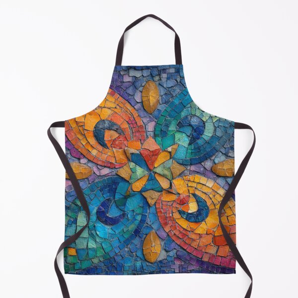 Item preview, Gaudi Inspired Mosaic Tile Ornament Vivid Butterfly Pattern designed and sold by GrinGalore.