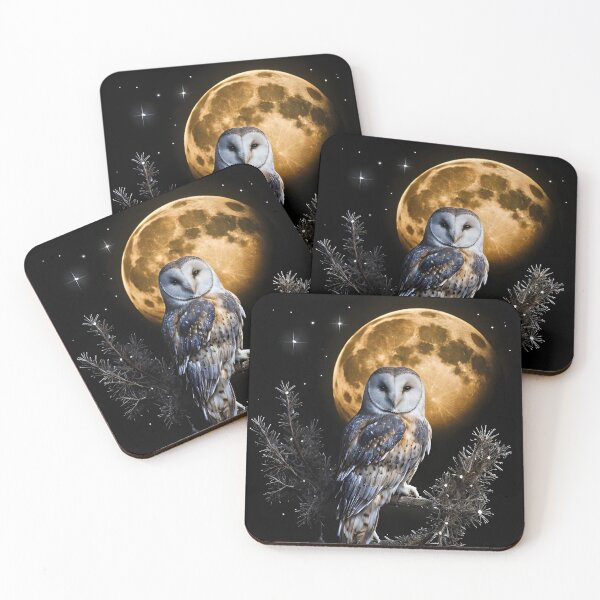 Item preview, Owl and Full Moon Mystical Magical and a Bit Witchy designed and sold by Stephanie Laird.