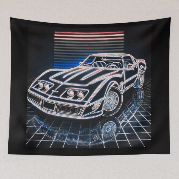 Item preview, retro concept car designed and sold by TEEJAMBOREE.