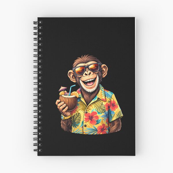 Item preview, Beach Party Monkey – Stylish Tropical Summer Cartoon Illustration designed and sold by ColorSplash123.