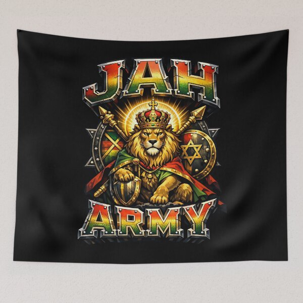 Item preview, Jah Army designed and sold by SavvyEarth.