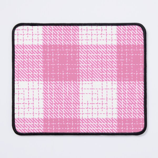 Item preview, Pink And White Crosshatch Plaid Gingham Design designed and sold by PatternTitan.