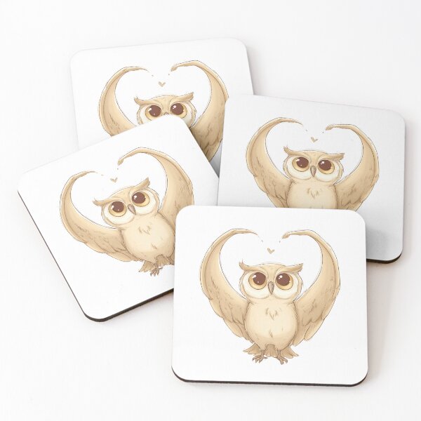 Item preview, Cute Owl in love designed and sold by MendaciousMina.