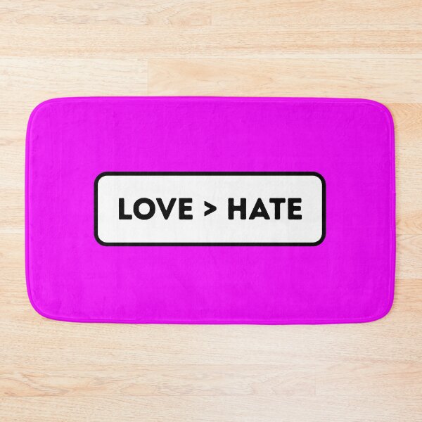 Item preview, LOVE>HATE designed and sold by wheelhouse-arts.