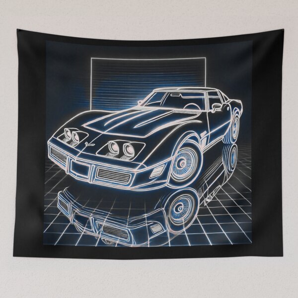 Item preview, retro concept car designed and sold by TEEJAMBOREE.