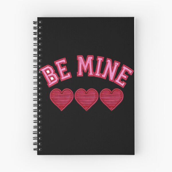 Item preview, Bold "Be Mine" Valentine Patch Design – Red Hearts, Varsity Style, Romantic Gift for Him or Her designed and sold by Bright Nest Studio.