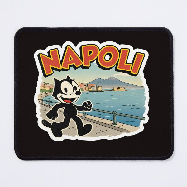 Item preview, FELIX CAT WALKING ON THE NAPLES SEASIDE designed and sold by infinitearte.