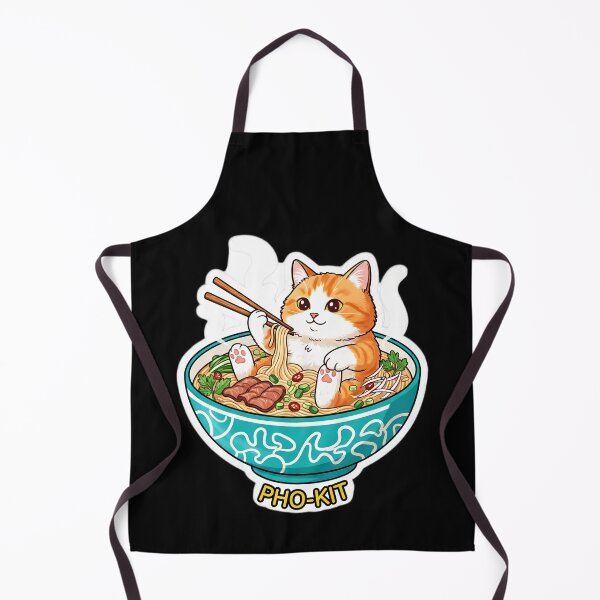 Item preview, Pho-Kit Slurps Pho Cat Like a Boss designed and sold by Oommen Studio .