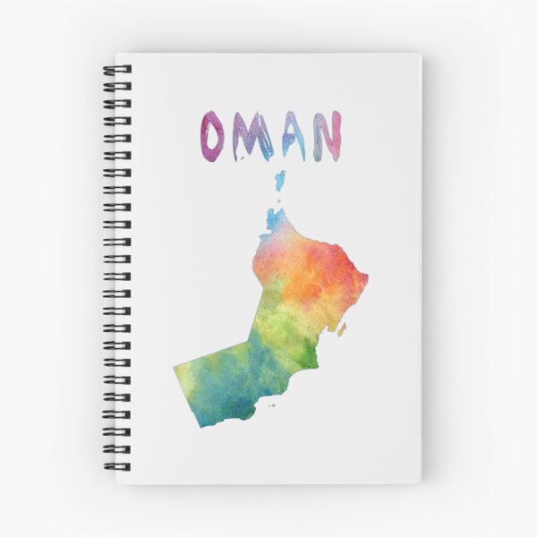 Item preview, Oman Map Artistic Watercolor Silhouette - Vibrant Travel Art designed and sold by mashmosh.