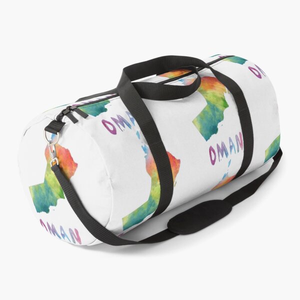 Item preview, Oman Map Artistic Watercolor Silhouette - Vibrant Travel Art designed and sold by mashmosh.