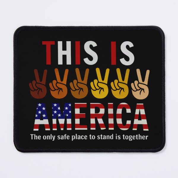 Item preview, This Is America Unity Peace Hands Inclusive T-Shirt designed and sold by PSYNOVA.