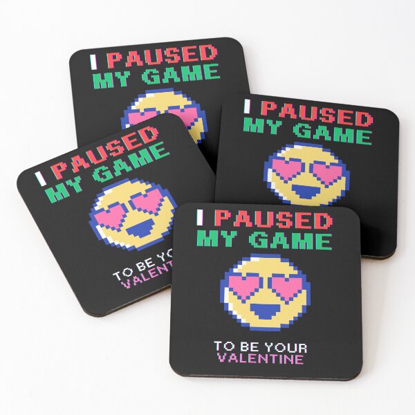 Item preview, I Paused My Game To Be Your Valentine - Retro Pixel Art Gamer designed and sold by DreamSpaceCon.