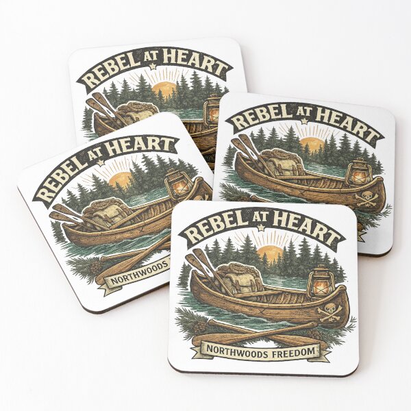 Item preview, Northwoods Freedom Canoe – Minnesota Rebel Outdoor Design designed and sold by JordanInk Studio.