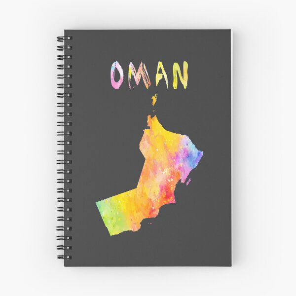 Item preview, Oman Map Watercolor Silhouette - Vibrant Artistic Travel Art designed and sold by mashmosh.