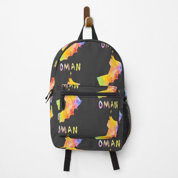 Item preview, Oman Map Watercolor Silhouette - Vibrant Artistic Travel Art designed and sold by mashmosh.