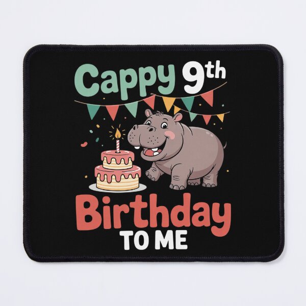 Item preview, Cappy 9th Birthday To Me Capybara Theme Birthday Party designed and sold by joyouartArt.