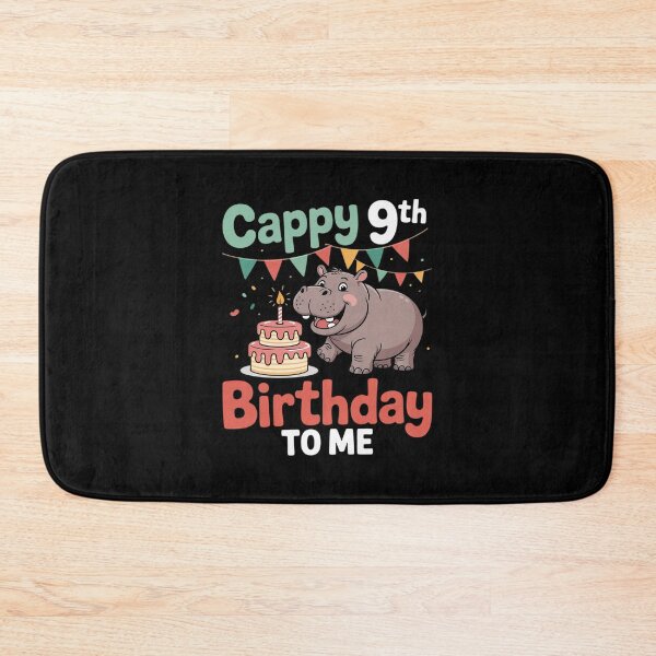 Item preview, Cappy 9th Birthday To Me Capybara Theme Birthday Party designed and sold by joyouartArt.
