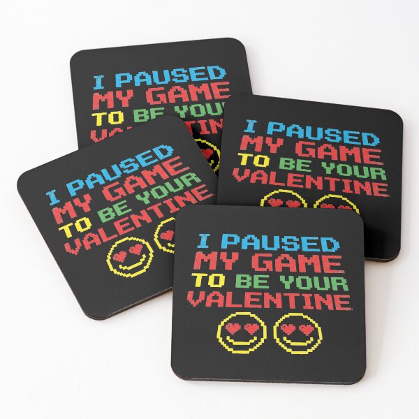 Item preview, I Paused My Game To Be Your Valentine - Retro Pixel Art designed and sold by DreamSpaceCon.