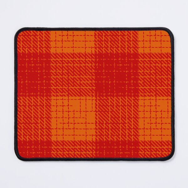 Item preview, Red and Orange Crosshatch Plaid Gingham Design designed and sold by PatternTitan.