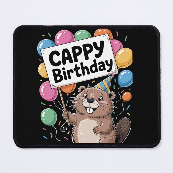 Item preview, Cappy Birthday Cappy Barra Capybara Birthday designed and sold by angolinnArt.