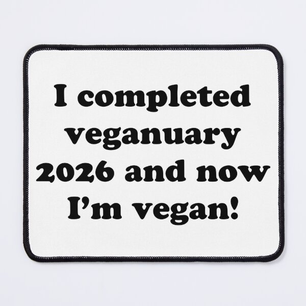 Item preview, I completed Veganuary 2026 vegan challenge designed and sold by Thought2reality.