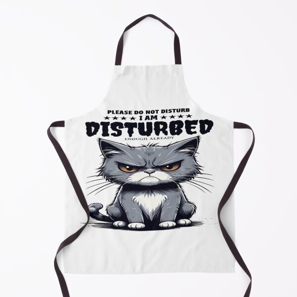 Item preview, Grumpy Cat Humor Poster – “Do Not Disturb, I’m Already Disturbed” Funny Sarcastic Animal Quote Art designed and sold by Bright Nest Studio.