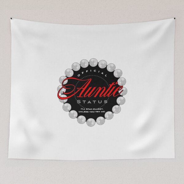 Item preview, Auntie Status (red) designed and sold by Kipepeo Design Ltd..