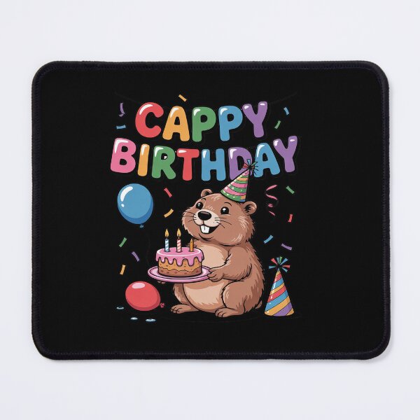 Item preview, Cappy Birthday Capybara Lovers Girl Boy Happy Birthday Party 12 designed and sold by angolinnArt.
