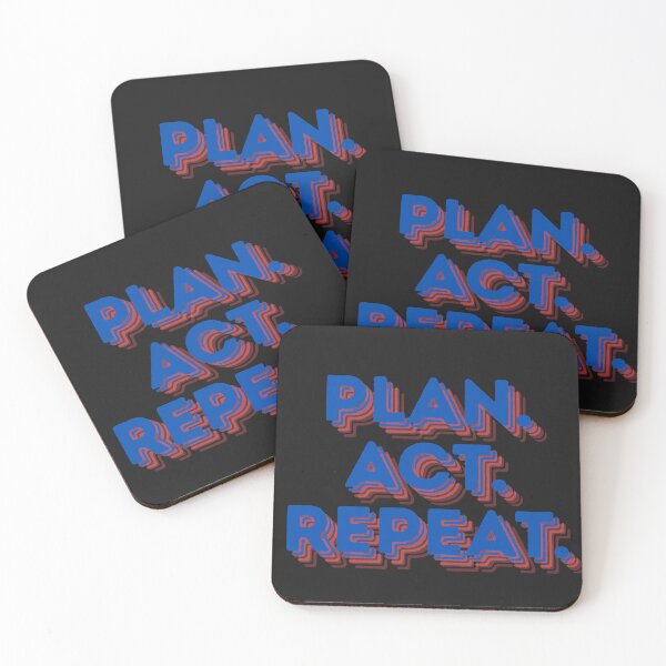 Item preview, Plan. Act. Repeat. – Productivity & Success Mindset T-Shirt designed and sold by ArthurShu.