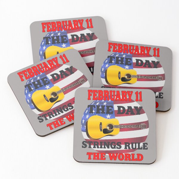 Item preview, The World is Ruled by Strings - National Guitar Day designed and sold by Art-Arcade6.
